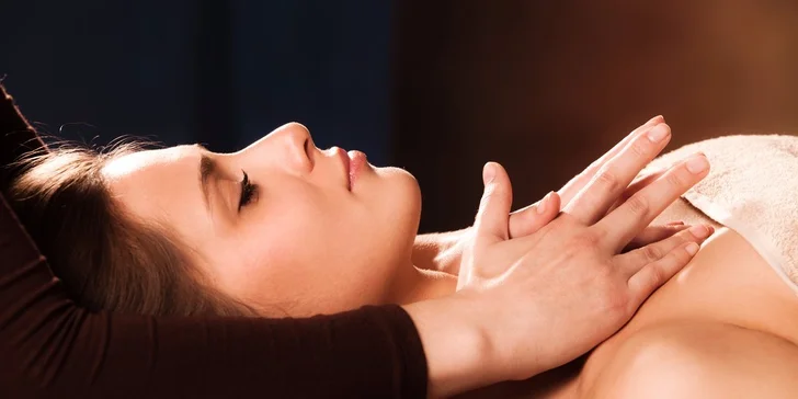 Luxusná liftingová masáž tváre, krku, dekoltu, trapéz s aromaterapiou