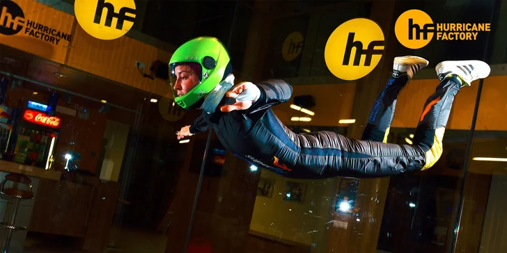 Lietanie aj bez krídel, Hurricane Factory Tatralandia