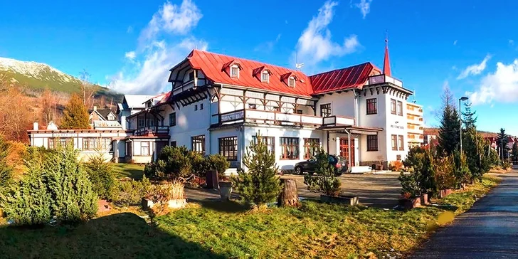 Nádherný pobyt v historickej Ville Dr. Szontagh*** vo Vysokých Tatrách