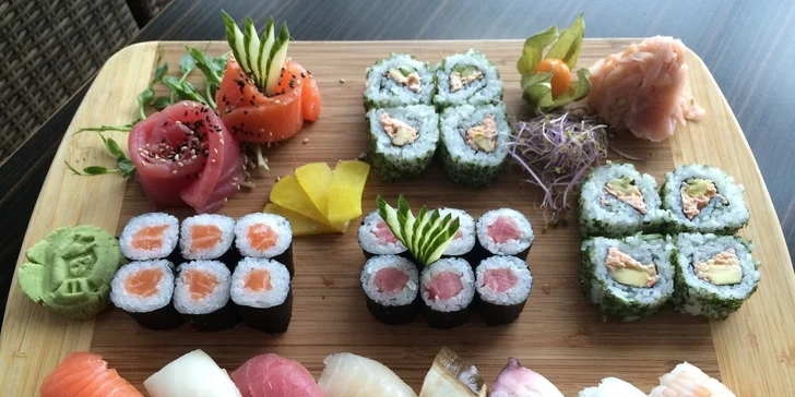 Jedinečný sushi set! 34 kúskov pre 2 osoby v obľúbenej reštaurácii SUSHIHANIL