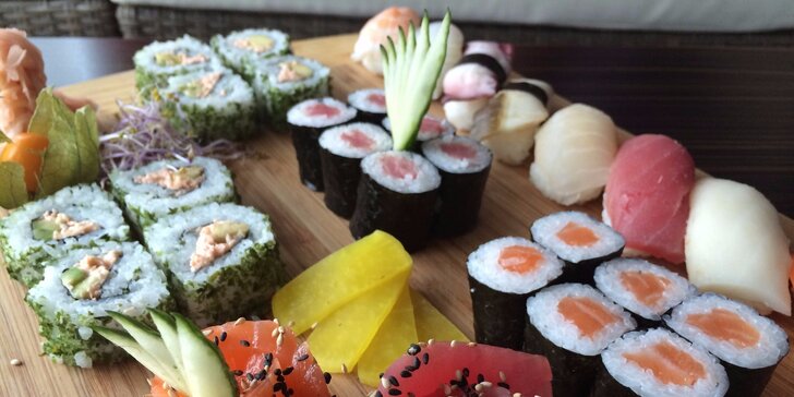Jedinečný sushi set! 34 kúskov pre 2 osoby v obľúbenej reštaurácii SUSHIHANIL