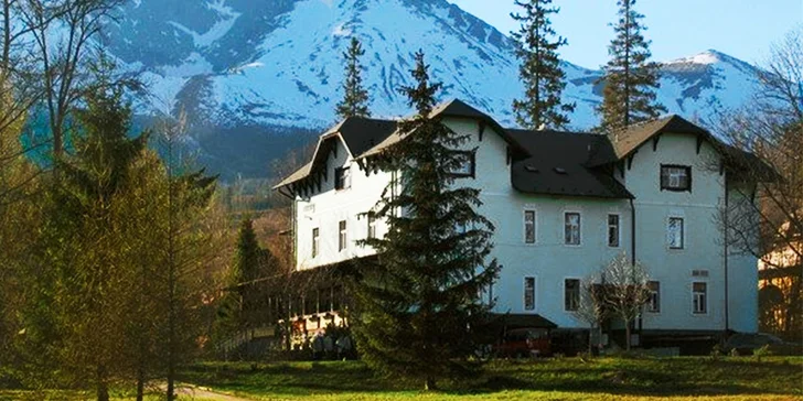 Štýlový historický Hotel Tatry*** v Tatranskej Lomnici + 1 dieťa do 12 rokov zdarma