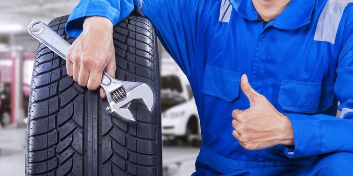 Kompletné prezutie letných pneumatík za zimné aj s vyvážením + čistenie