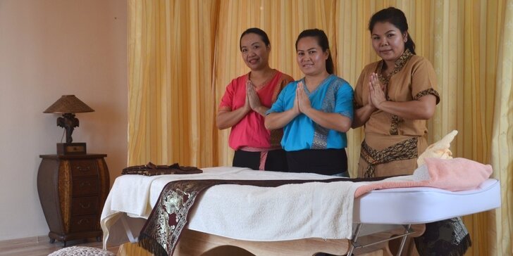 Profesionálna celotelová thajská masáž, aromaterapeutická či olejová masáž