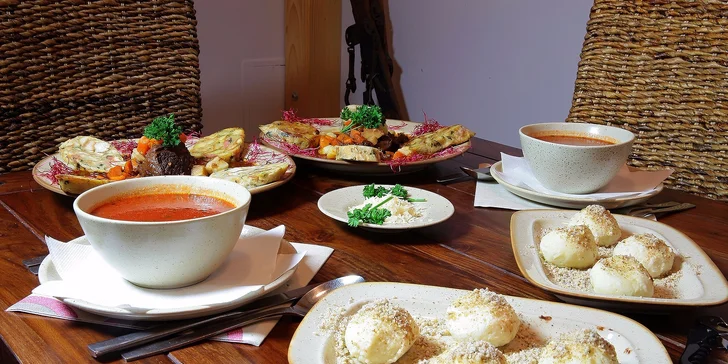 Jesenné degustačné menu v troch chodoch vo Vínnej muške
