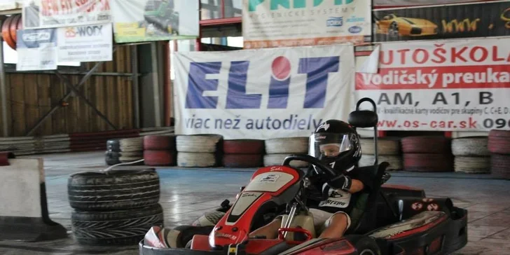 Adrenalínová jazda na motokárach, Nové Zámky!