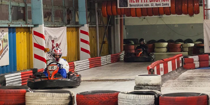 Adrenalínová jazda na motokárach, Nové Zámky!