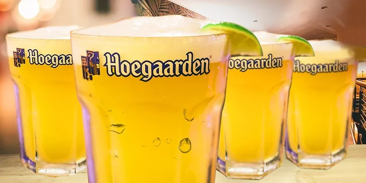 4x belgické pivá Hoegaarden 0,5 l