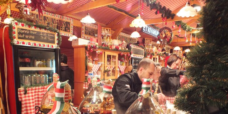 Historická Budapešť a návšteva tradičného vianočného mestečka bez príplatkov za nástupné miesto a s občerstvením na palube autobusu zdarma
