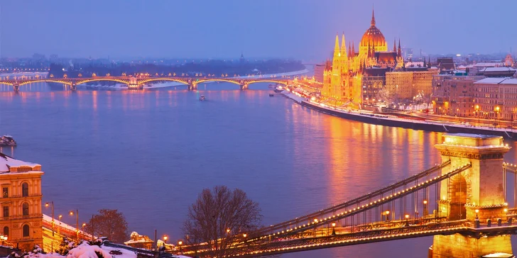 Adventný zájazd do Budapešti s možnosťou návštevy Tropicaria, 4 termíny a nástupné miesta z celého Slovenska