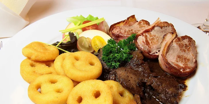 Degustačné menu pre jednu osobu v reštaurácii Hotela Maxim***