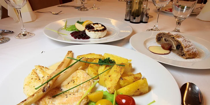 Degustačné menu pre jednu osobu v reštaurácii Hotela Maxim***