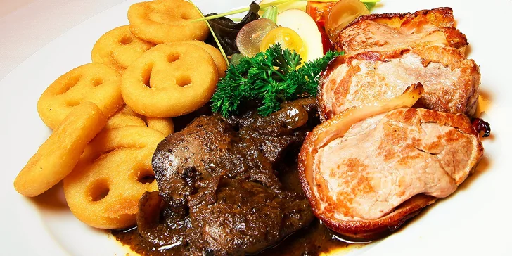Degustačné menu pre jednu osobu v reštaurácii Hotela Maxim***