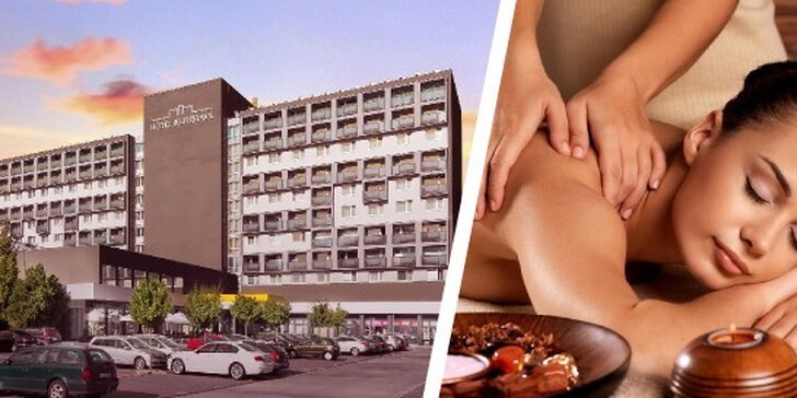 Hodinová masáž celého tela v Hoteli Bratislava pre jedného či dvoch