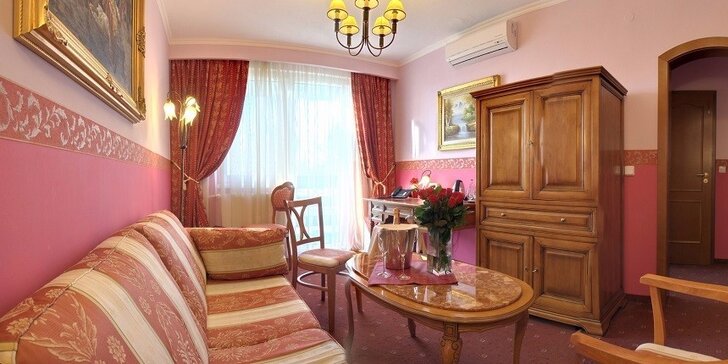 Luxusné romantické pobyty v exkluzívnom Hoteli SERGIJO**** v kúpeľnom meste Piešťany. Teraz super cena pre jesenné pobyty do 20.12.2015!