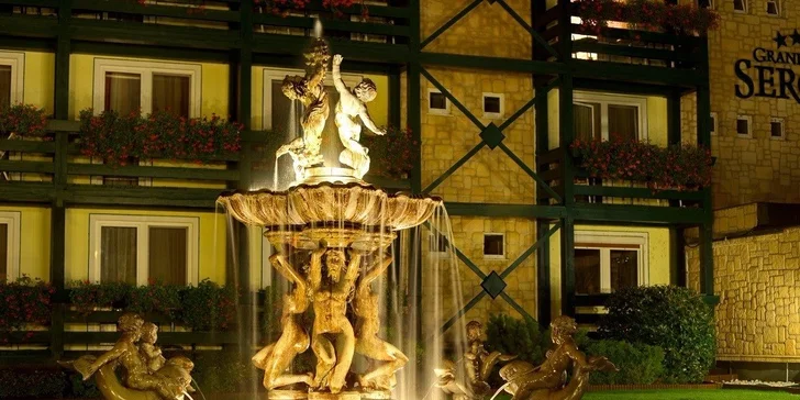 Romantické wellness pobyty v GRAND BOUTIQUE HOTELI SERGIJO**** v kúpeľnom meste Piešťany