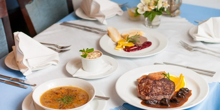 Vychutnajte si štvorchodové divinové menu v reštaurácii Zichy