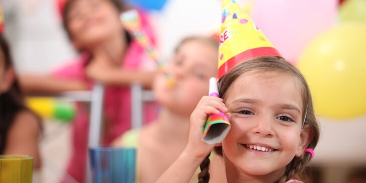 Detská narodeninová oslava alebo vstup do centra Hopsáčik