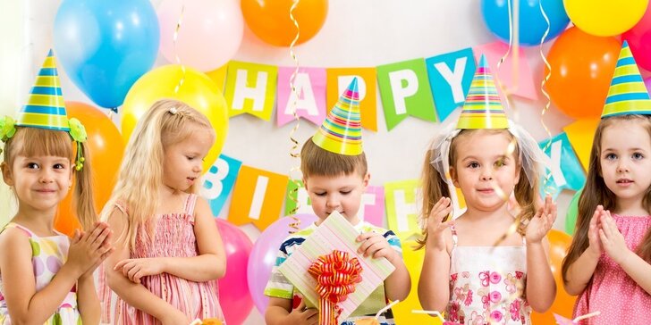 Detská narodeninová oslava alebo vstup do centra Hopsáčik