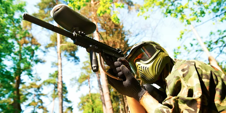 Paintball na 3 hodiny v Krupine s kompletným výstrojom