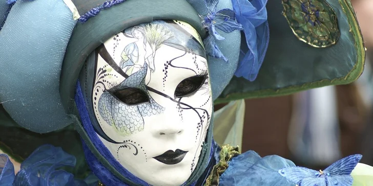 Vyberte sa na Benátsky karneval pohodlne z nástupných miest z celého Slovenska - užite si ostrovy Muráno a Buráno, romantickú Veronu či Jazero Bled a zámok Miramare