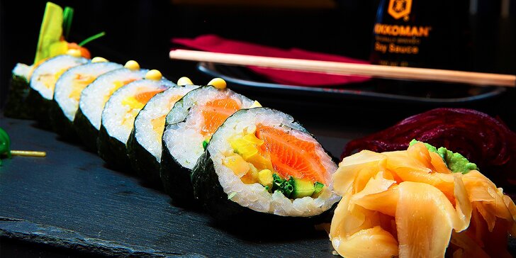 Japonská pochúťka Special Salmon Roll EDOKIN, BORY MALL