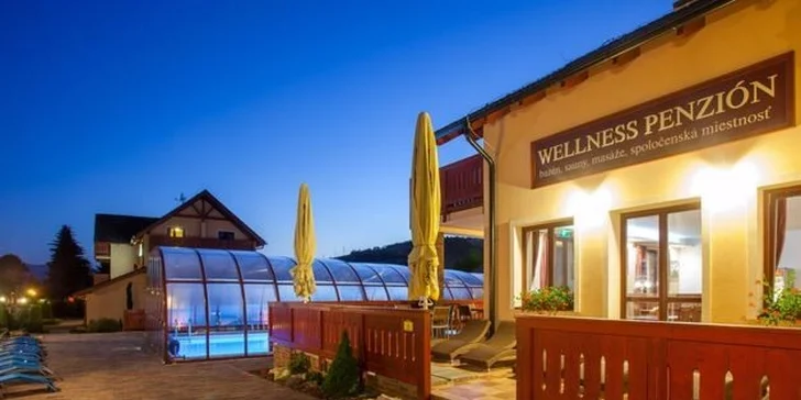 Wellness pobyt v penzióne Motýľ*** pri Bešeňovej. Dieťa do 12 rokov zadarmo!