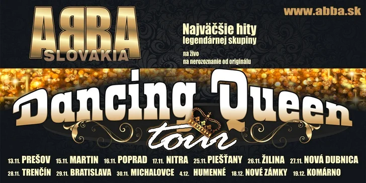 ABBA SLOVAKIA – Dancing Queen Tour 2015