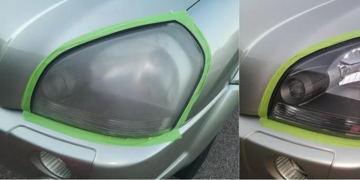 Renovácia starých zažltnutých svetlometov