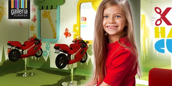 4,99 eur za strihanie v prvom detskom kaderníctve na Slovensku! Už žiadne slzy, len smiech a pekné vlásky, teraz so zľavou 60%!