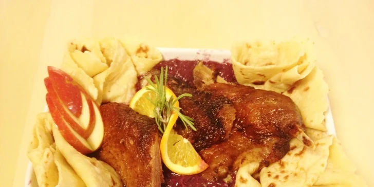 Delikátne farmárske kačacie hody pre 2 osoby
