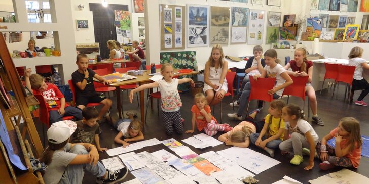 Jarný alebo štrajkový výtvarný tábor pre deti od 6 do 14 rokov