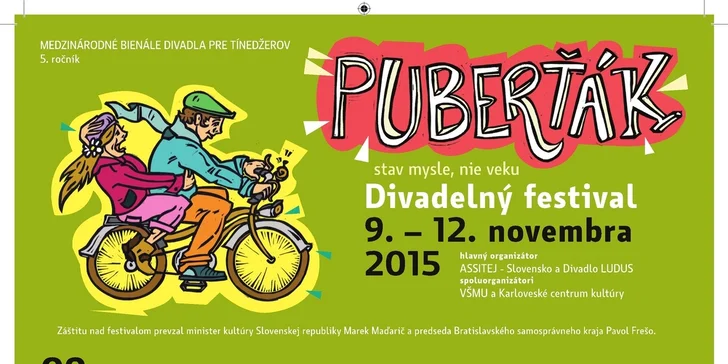 PUBERŤÁK 2015 divadelný festival pre tínedžerov