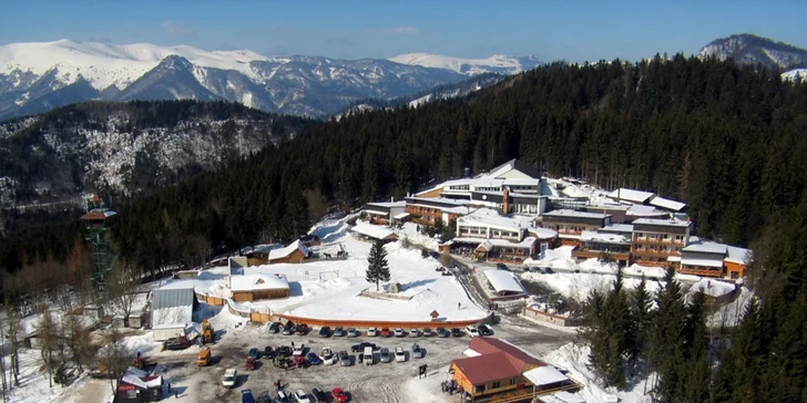 Wellness ski pobyt na 3 či 4 dni v Hoteli Šachtička*** v Nízkych Tatrách + skipasy