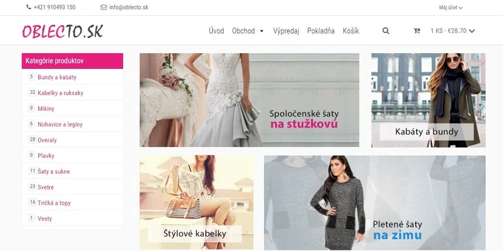 Tvorba profesionálnej web stránky či e-shopu