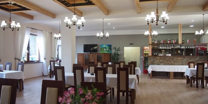 Wellness zimný pobyt na Orave v penzióne Zlatný Potok***
