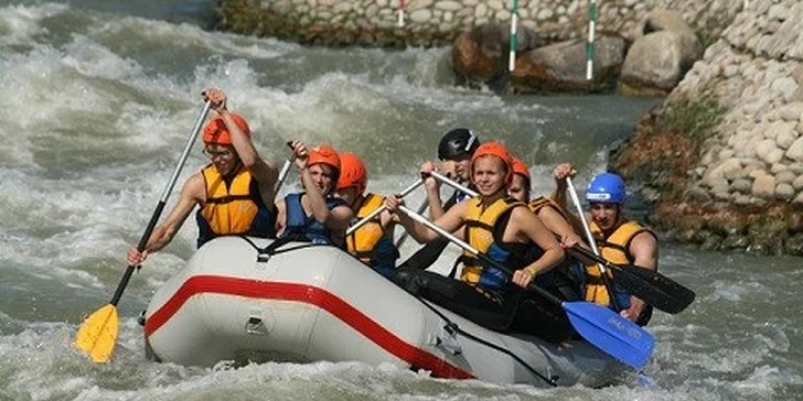 XXL rafting na divokej vode s občerstvením Čunovo