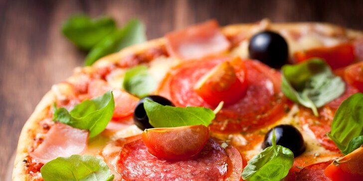 Talianska pizza, rizoto alebo cestoviny + dezert pre dve osoby