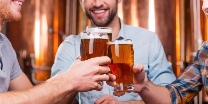 3 čapované veľké pivá + 1 veľké pivo ZADARMO
