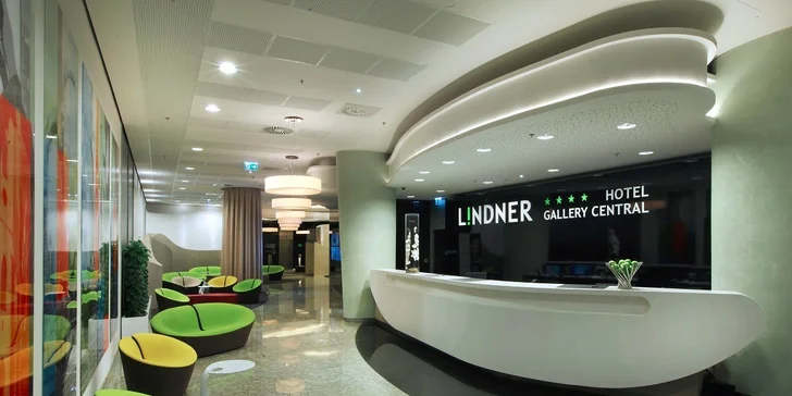 Romantický a luxusný wellness pobyt v Lindner Hoteli Gallery Central Bratislava**** s panoramatickým výhľadom