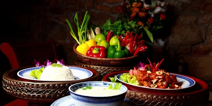 Thajské menu v originálnej thajskej reštaurácii NAAM THAI FOOD
