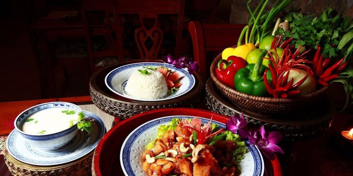 Thajské menu v originálnej thajskej reštaurácii NAAM THAI FOOD