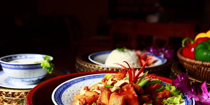 Thajské menu v originálnej thajskej reštaurácii NAAM THAI FOOD