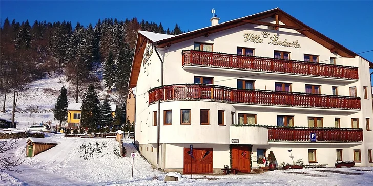 SKI & WELLNESS pobyt vo Ville Ľudmila *** pri Snowparadise Veľká Rača, 1 dieťa do 12 rokov zdarma!