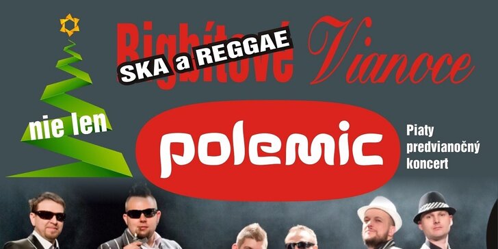 Koncert hudobnej skupiny POLEMIC s hosťom Robom Grigorovom