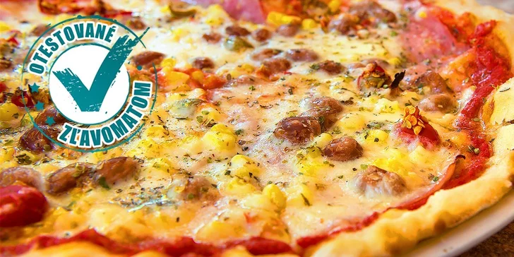 PIZZA U Dvoch Levov! Až 12 druhov na výber!