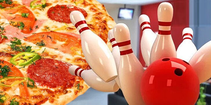 Hodinový prenájom bowlingovej dráhy a k tomu čerstvo upečená voňavá pizza pod zub!