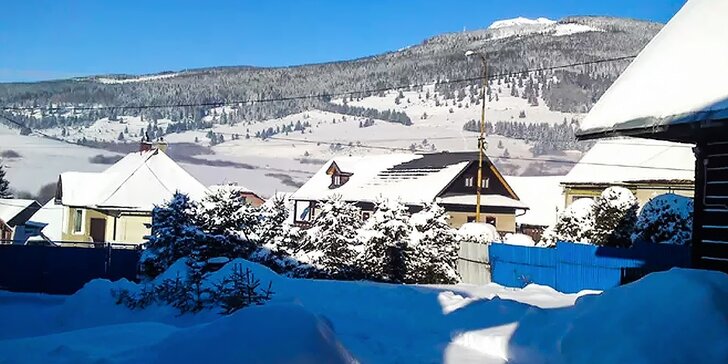 Relax, wellness a lyžovačka v Tatrách pod Kráľovou Hoľou na chate Čučoriedka pre partie alebo rodiny, na výber termíny pobytov až do mája 2016
