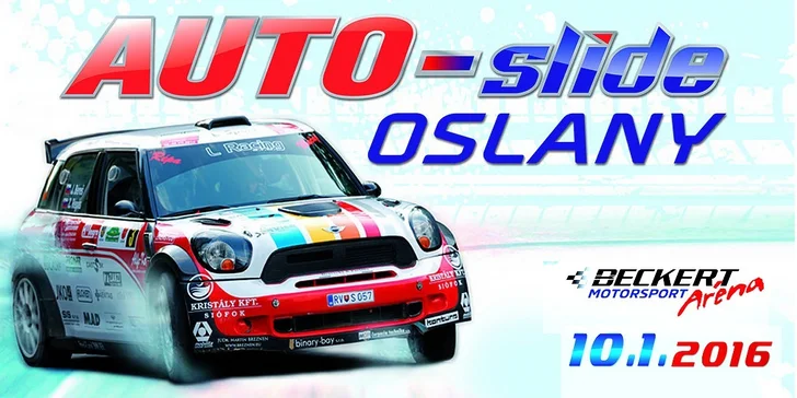 Vstupenky na obľúbenú motoristickú šou AUTO-slide - 10.1.2016