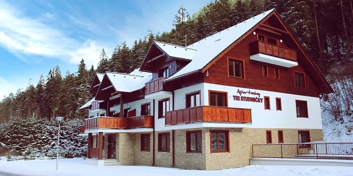 Silvester alebo vianočné prázdniny v nových moderne zariadených apartmánoch v TOP stredisku JASNÁ
